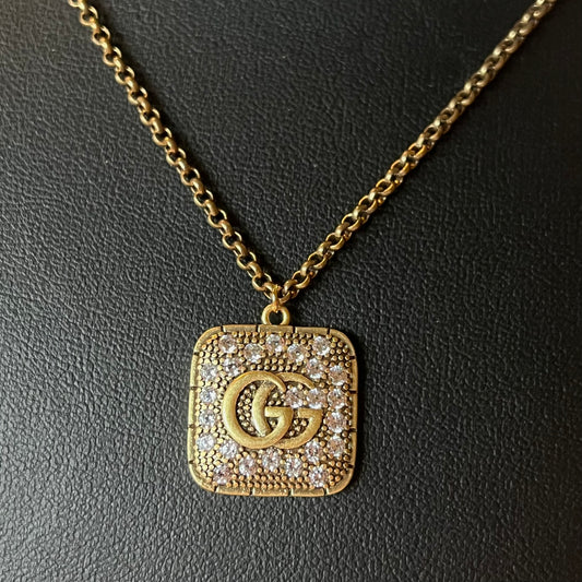 Gucci Zipper-Pull Charm Necklace