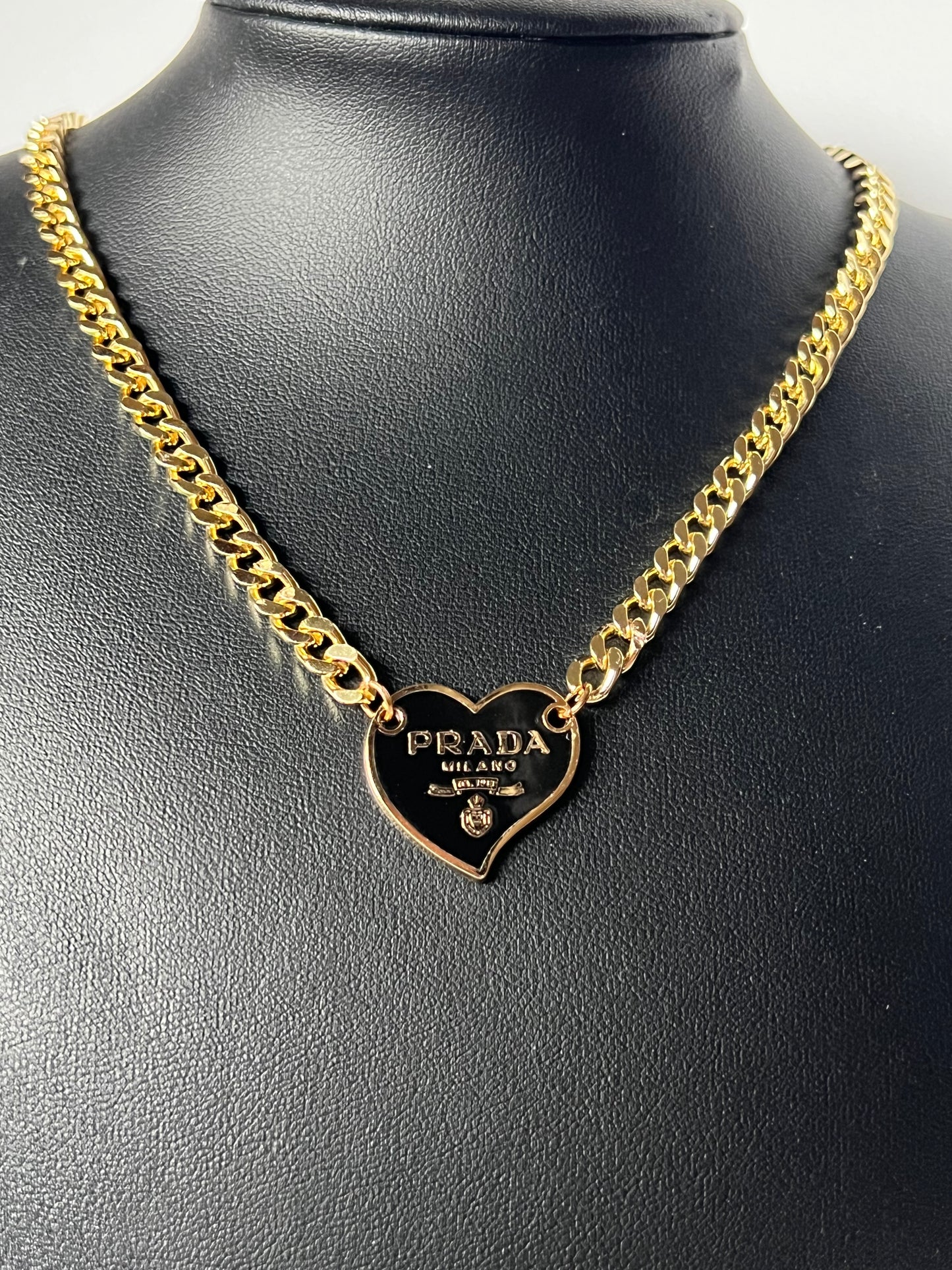 Prada Bag Tag Necklace