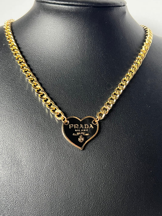 Prada Bag Tag Necklace