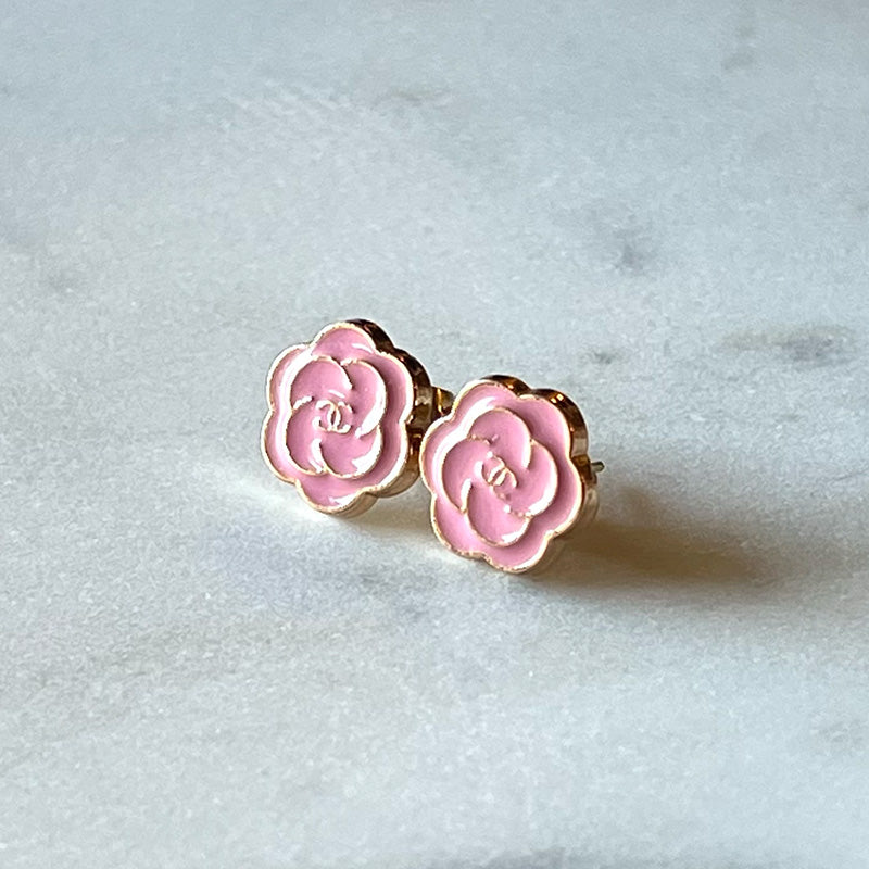 Vintage Chanel Flower Earrings