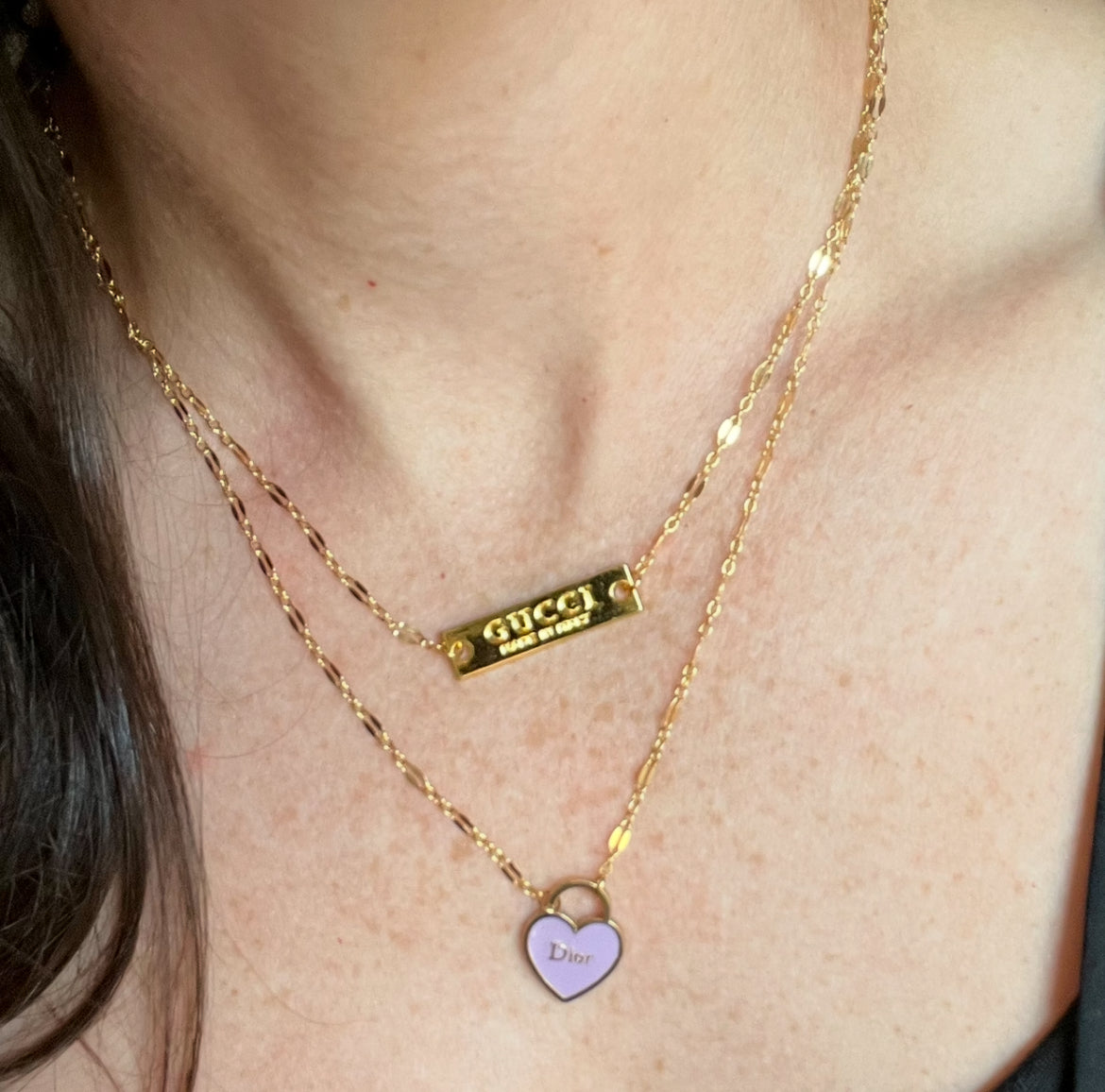 Dior Zipper Pull Necklace