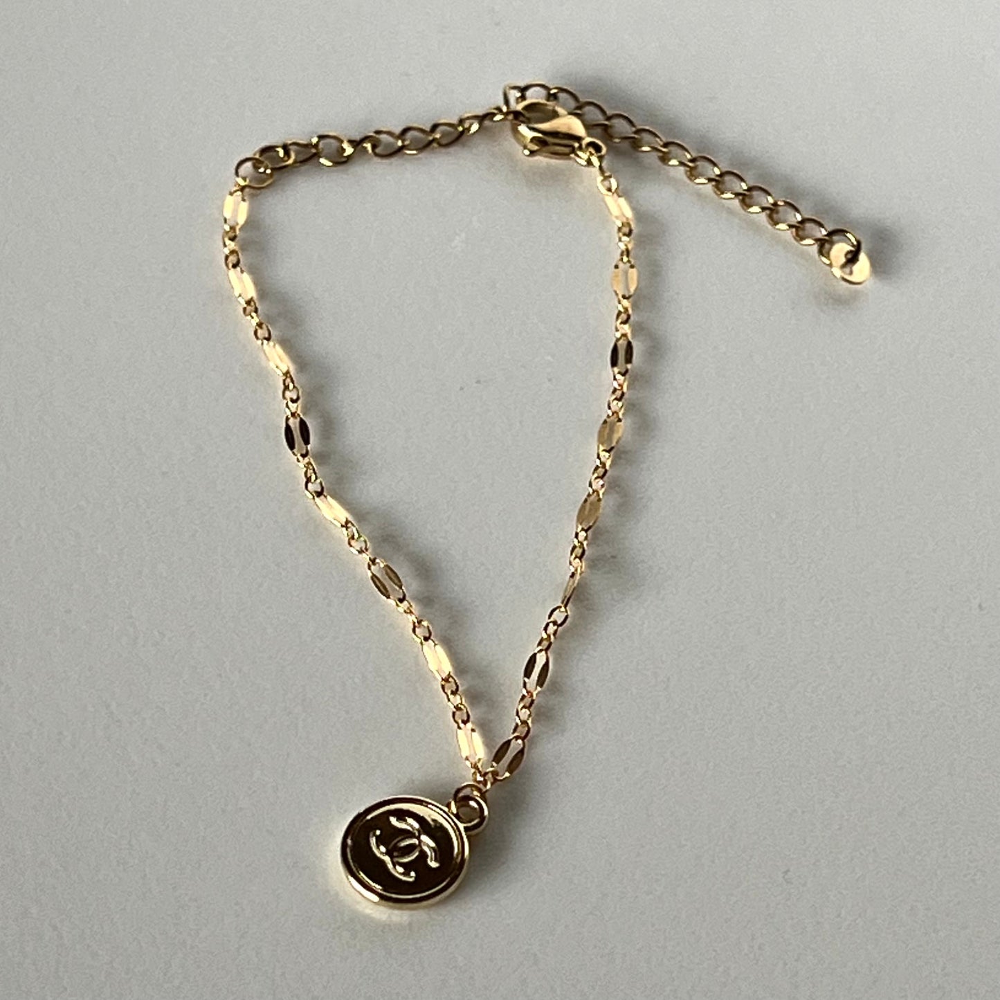 Chanel Zipper-Pull Charm Bracelet