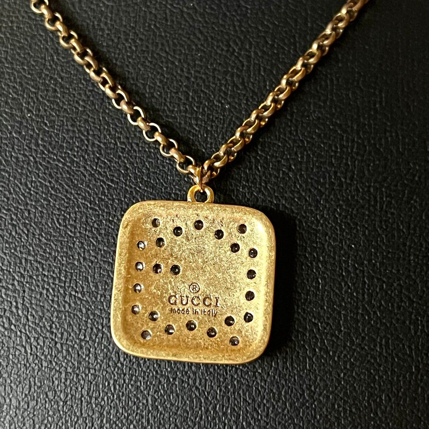 Gucci Zipper-Pull Charm Necklace