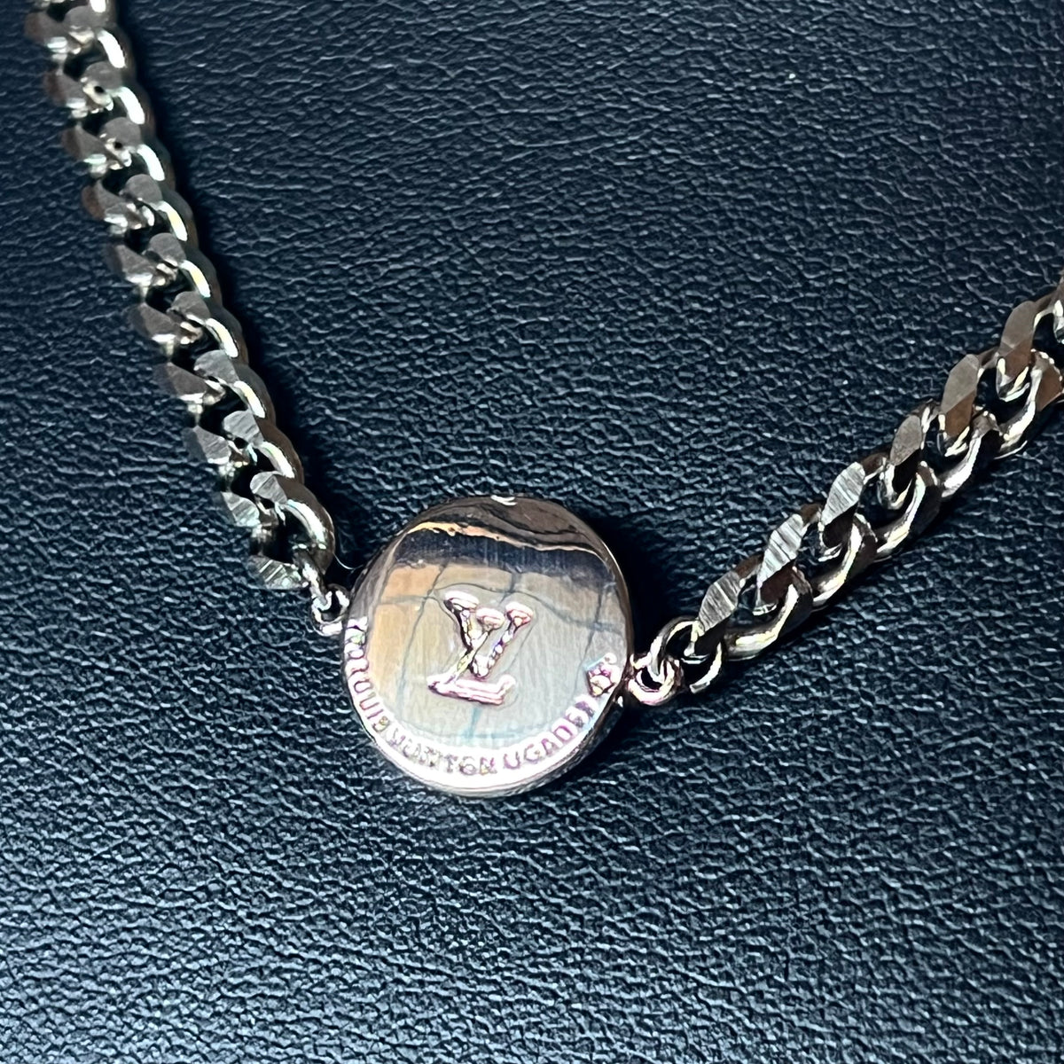 Repurposed Louis Vuitton Monogram Flower Necklace