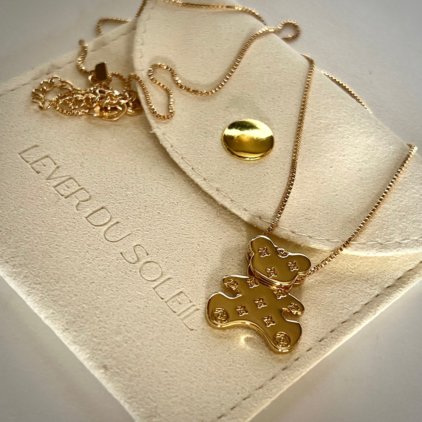 Repurposed Louis Vuitton Charm Necklace