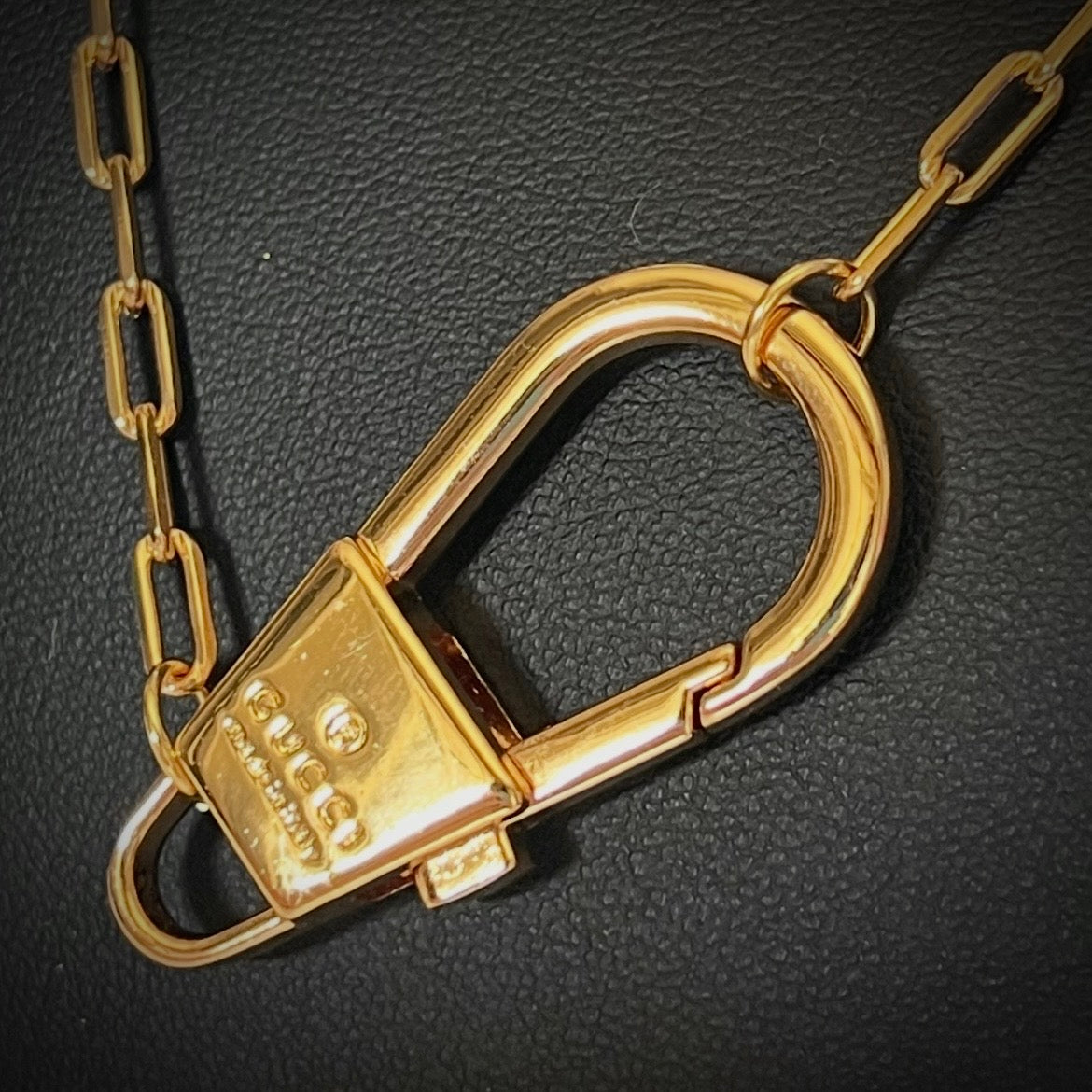 Repurposed Gucci Clip Necklace