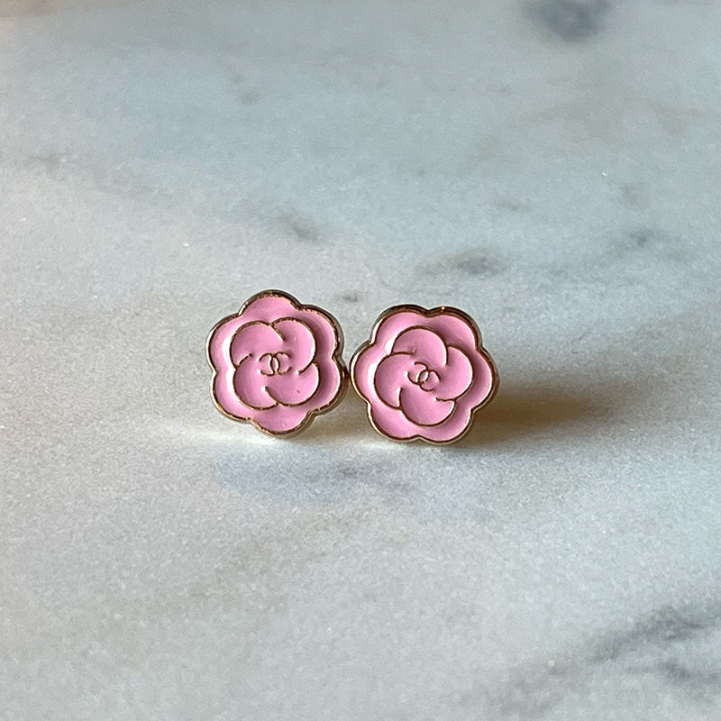 Vintage Chanel Flower Earrings