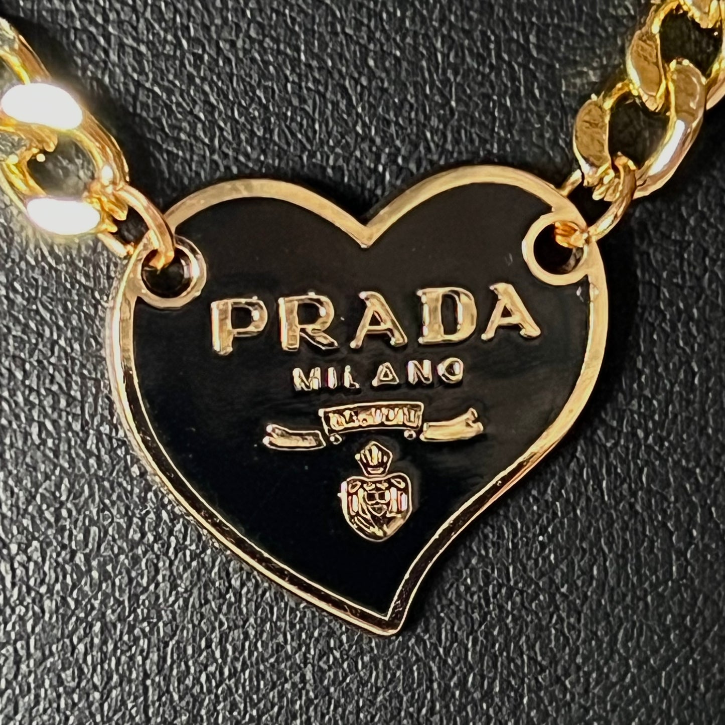 Prada Bag Tag Necklace