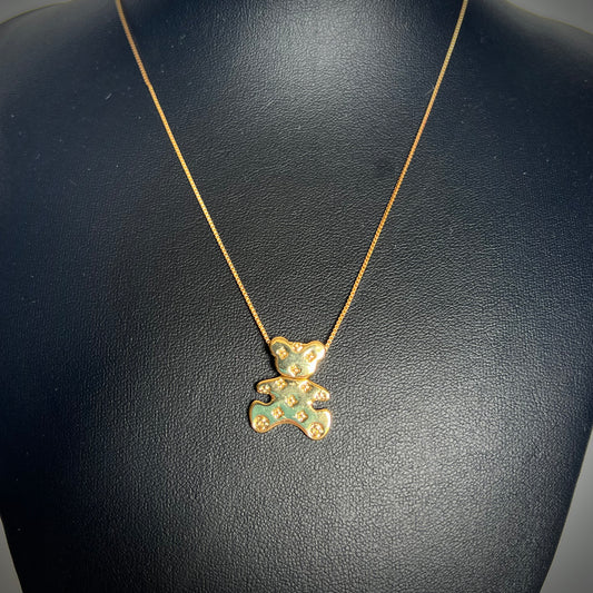 Repurposed Louis Vuitton Charm Necklace